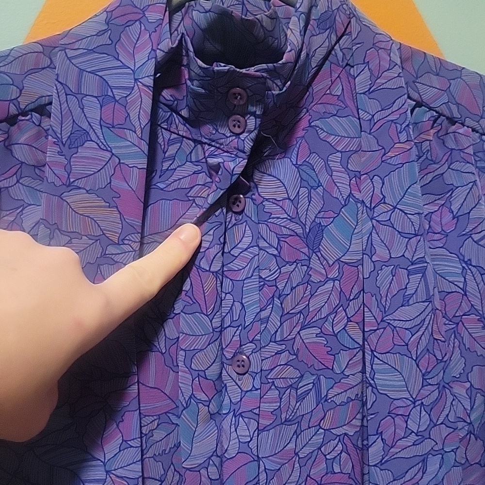 Vintage Pendleton Country Sophisticates Women's Button Up Blouse & Scarf/Bow 10 - Picture 4 of 8